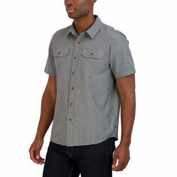 Gerry Men's Short Sleeve Woven Shirt - Picture 1 of 5